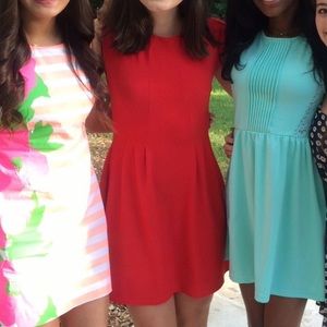 Topshop Red Mini Dress